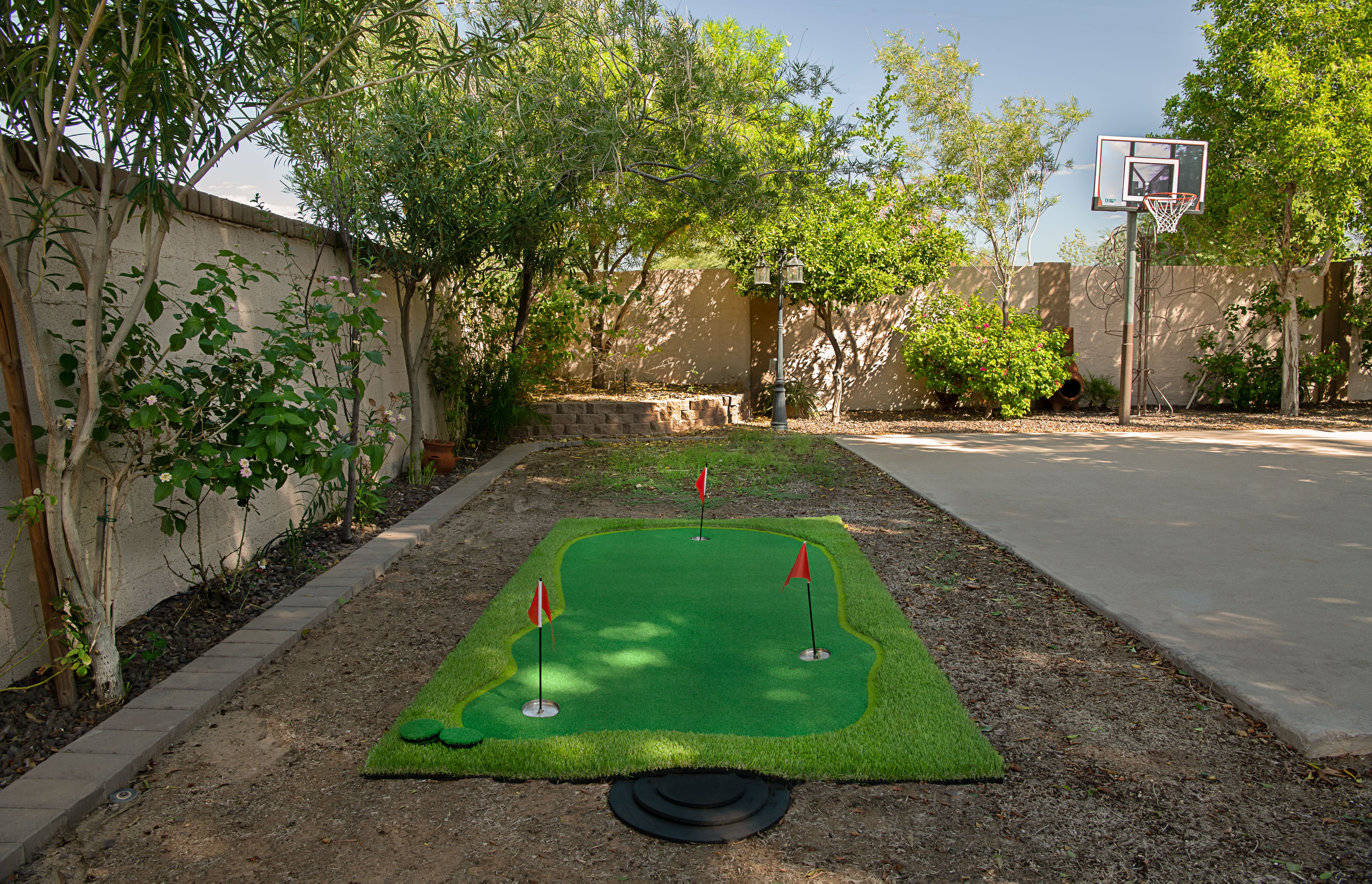Backyard patio